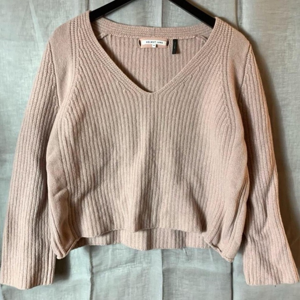 Helmet Lang Ribbed Knit Sweater - Picture 3 of 8
